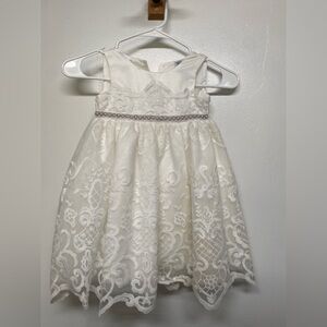 2t ivory lace detailed toddler formal dress